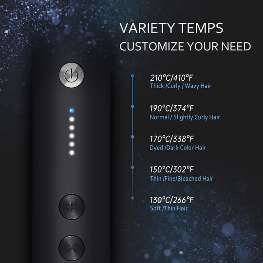 Hair Curler And Straightener Brush